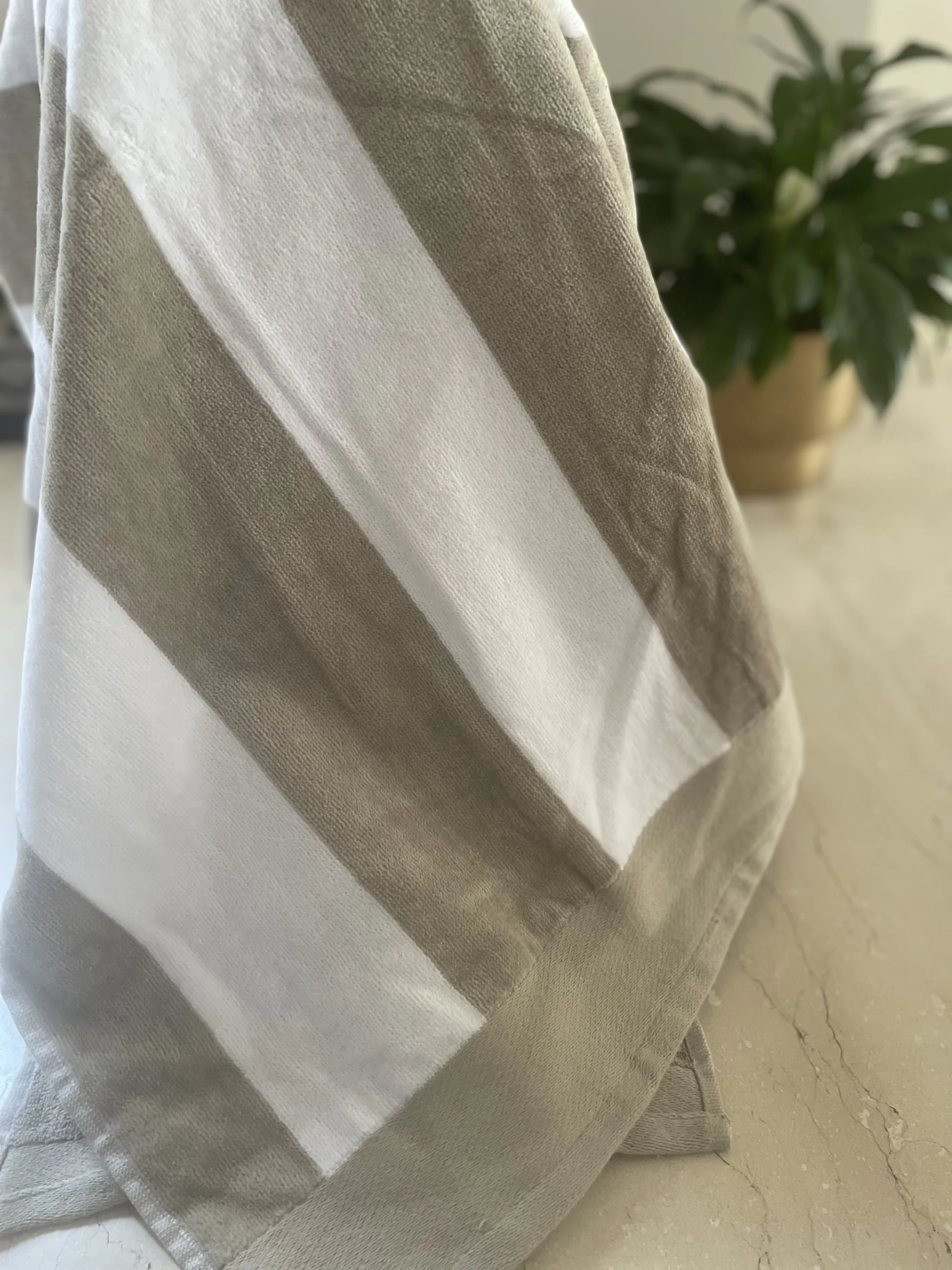 Cabana Stripes Premium Cotton Beach Towel - Image 3